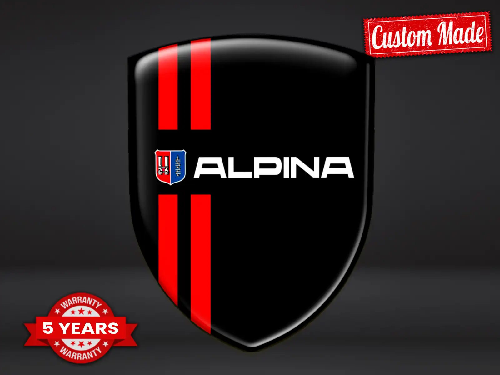 Alpina Auto Fensteraufkleber Universal Stilvoll Exklusiv